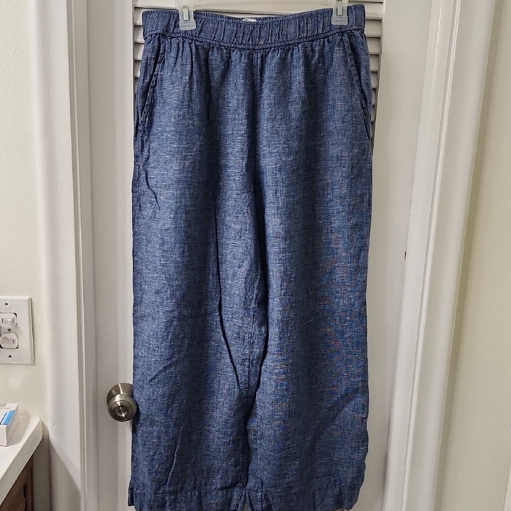 Sigrid Olsen Navy Striped Pants